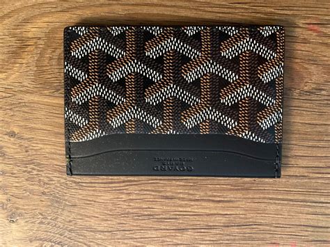 brand new goyard card holder st sulpice|goyard card holder price paris.